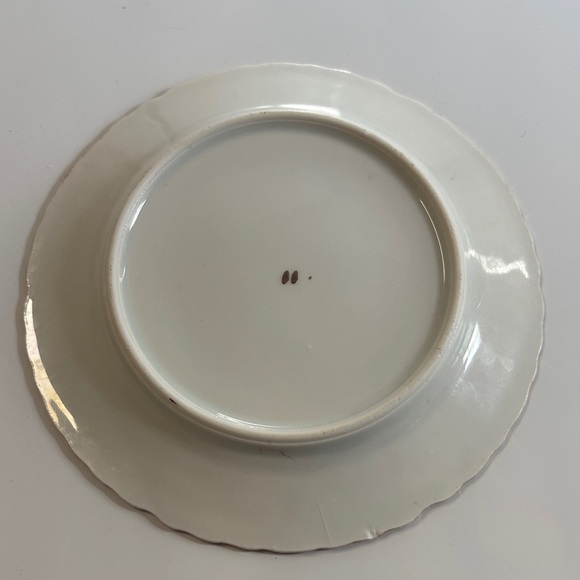 Vintage Rose Decor Plate with Gold Trim - Picture 2 of 6